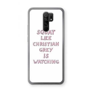 Christian Grey: Xiaomi Redmi 9 Transparant Hoesje
