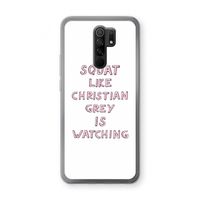 Christian Grey: Xiaomi Redmi 9 Transparant Hoesje