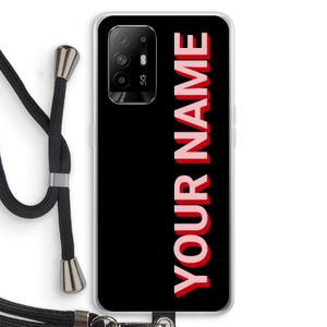 Namecase: Oppo A94 5G Transparant Hoesje met koord