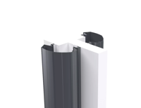 Ellen vingerbeschermingsprofiel finprotect+ 120-120 wit 250 - 805601250