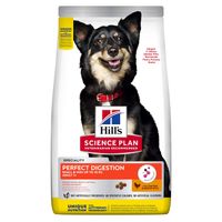 Hill's Adult Perfect Digestion Small & Mini met kip & bruine rijst hondenvoer 2 x 6 kg