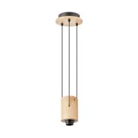 Home sweet home hanglamp pendel Tripe - hout / zwart