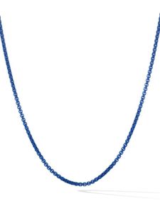 David Yurman collier chaîne en argent sterling - Bleu