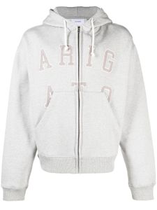 Axel Arigato hoodie Legend à fermeture zippée - Gris