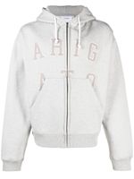 Axel Arigato hoodie Legend à fermeture zippée - Gris