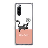 GSM poes: Sony Xperia 5 Transparant Hoesje