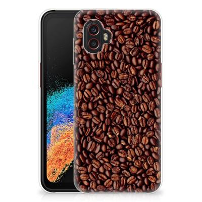 Samsung Galaxy Xcover 6 Pro | Siliconen Case | Koffiebonen