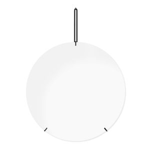 Moebe Wall Spiegel Large - Zwart