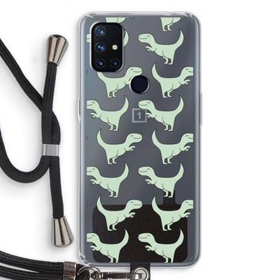 Dinos: OnePlus Nord N10 5G Transparant Hoesje met koord
