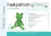 Patroonboekje Kikker Liam - thumbnail