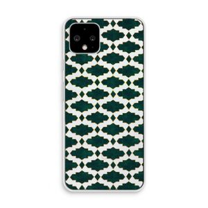 Moroccan tiles: Pixel 4 Transparant Hoesje