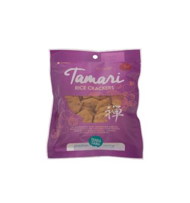 Japanse bruine rijstcrackers eko bio