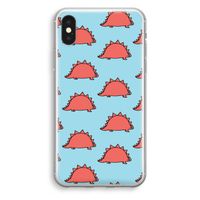 Dinosawrr: iPhone X Transparant Hoesje