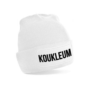 Koukleum muts unisex one size - wit