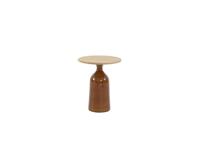 June bijzettafel caramel keramiek rond teak dia. 45 cm 4SO - 4so