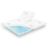 Koudschuim splittopper Tencel DeLuxe 140x210 dikte 11 cm