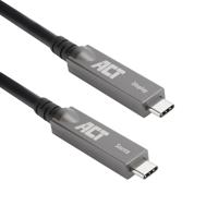 ACT AK4330 USB-C 3.2 Gen2 Active Optical Cable (AOC) | Touchpanels | Video/Data/Power | 4K @ 60Hz | PD 60Watt | 10 meter