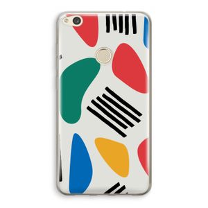 Illustratieve pop 1: Huawei Ascend P8 Lite (2017) Transparant Hoesje