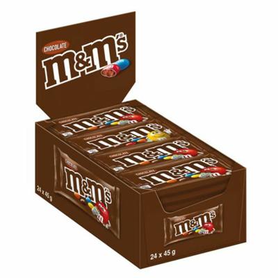 M&M's M&Ms - Chocolate 45 Gram 24 Stuks (import)