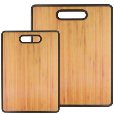 Kinvara Snijplanken - set van 2 - bruin - kunststof - 20 x 30 cm - 30 x 38 cm