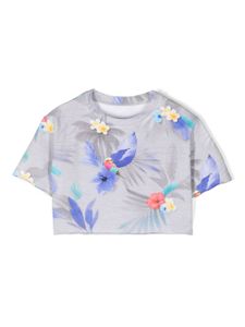 Lapin House t-shirt à fleurs - Gris