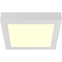 LED Downlight Opbouwspot - LED Paneel Slim - Brinton Thin - 24W 2400lm 120° Bundelhoek - Warm Wit 3000K - IP40 - Vierkant - Wit - 272x272mm