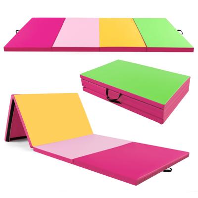 300 x 117 x 5 cm Zachte mat van Kunstleer met Klipsluiting en Handvatten Kleurrijk