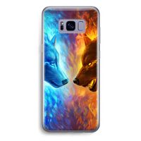 Fire & Ice: Samsung Galaxy S8 Plus Transparant Hoesje