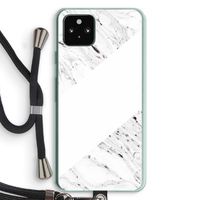 Biggest stripe: Pixel 5a 5G Transparant Hoesje met koord