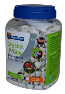 Superfish Crystal Max Media 2000 ml - Ultra Poreus Filtermedium voor Heldere Vijverwater Kwaliteit