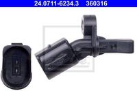 Ate ABS sensor 24.0711-6234.3