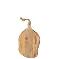 J-Line snijplank Organic Ovaal - hout - naturel - small