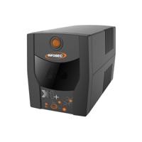 Infosec INF_661055 Noodstroomvoorziening UPS X1+ 500, 500VA, 300W, 2× FR/Schuko