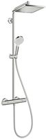 Hansgrohe Crometta E Regendoucheset met thermostaat EcoSmart Chroom