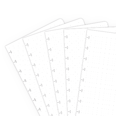 Set Extra Pagina's-A5 - puntjes