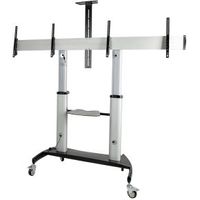StarTech.com STNDMTVDUO tv-bevestiging 152,4 cm (60 ) Zwart, Zilver