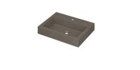 INK Wastafel Momento Quartz met 1 kraangat 60 cm x 45 cm x 9 cm Quartz beton 3421401