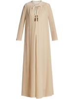 ZIMMERMANN robe Lyrical Tubular en velours - Tons neutres