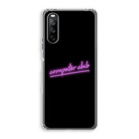 Vice Black: Sony Xperia 10 III Transparant Hoesje Vice Black: Sony Xperia 10 III Transparant Hoesje
