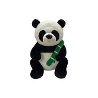 Pluchen knuffel panda met bamboe - 50 cm