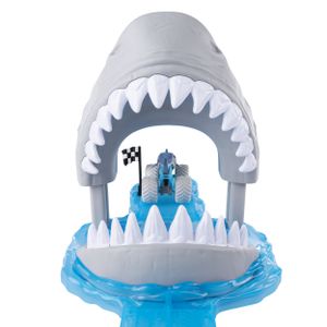 Monster Jam , officiële Megalodon Mayhem-speelset met exclusieve metalen Megalodon-monstertruck op een schaal van 1:64.