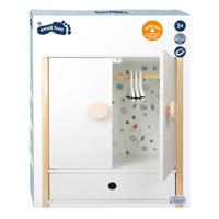 Small Foot houten poppen kledingkast little button met hangers , 3dlg. Small Foot houten poppen kledingkast little button met hangers , 3dlg.