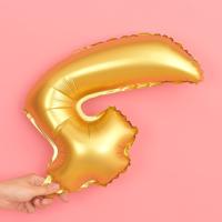 5 stuks 16 Inch nummer folie ballonnen Happy Birthday Party ballonnen bruiloft