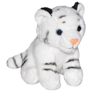 Wild Republic knuffel witte tijger junior 13 cm pluche