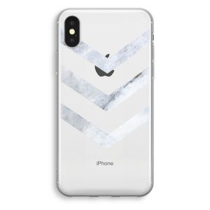Marmeren pijlen: iPhone X Transparant Hoesje