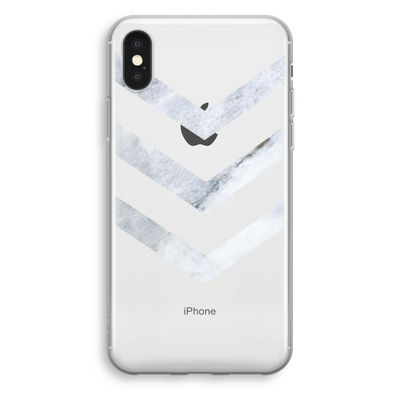 Marmeren pijlen: iPhone X Transparant Hoesje