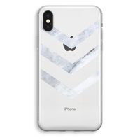 Marmeren pijlen: iPhone X Transparant Hoesje