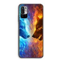 Fire & Ice: Xiaomi Redmi Note 10 5G Transparant Hoesje