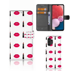 Samsung Galaxy A13 (4G) Telefoon Hoesje Lipstick Kiss