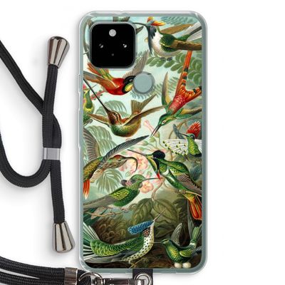 Haeckel Trochilidae: Pixel 5 Transparant Hoesje met koord